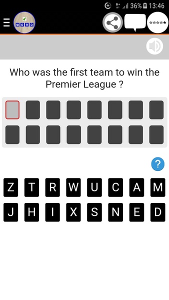 Correct word game - english written game - Preview 2