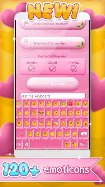 Pink Love Keyboard Changer - Preview 7