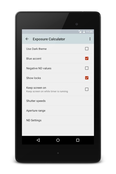Exposure Calculator - Preview 6