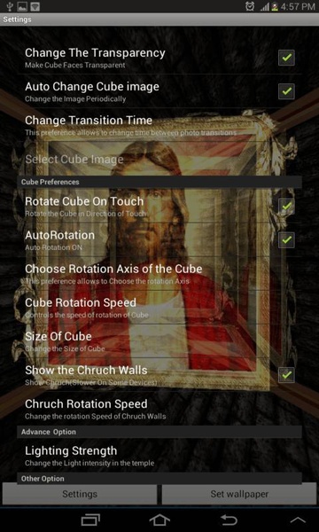 3D Jesus Live Wallpaper - Preview 3