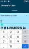 Homers to Liters converter screenshot 3