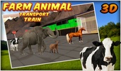 Farm Animal Transport Train 3D screenshot 2