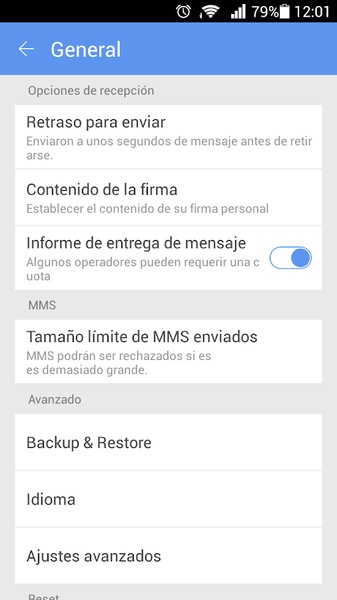 GO SMS Language Spanish - Preview 2
