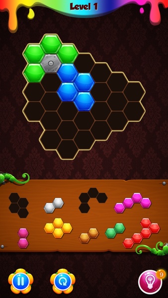 Hexa color Puzzle - Preview 1