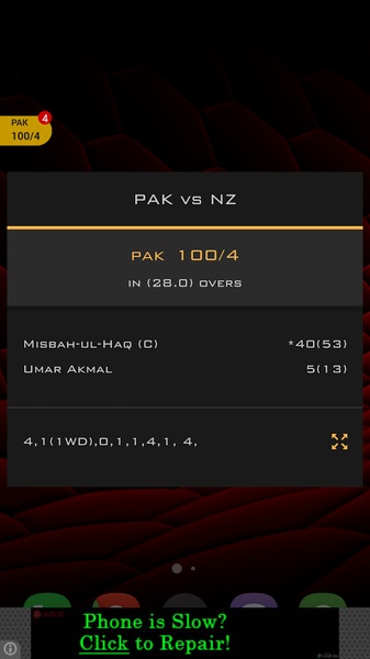 Cricket Live Scores - Preview 1