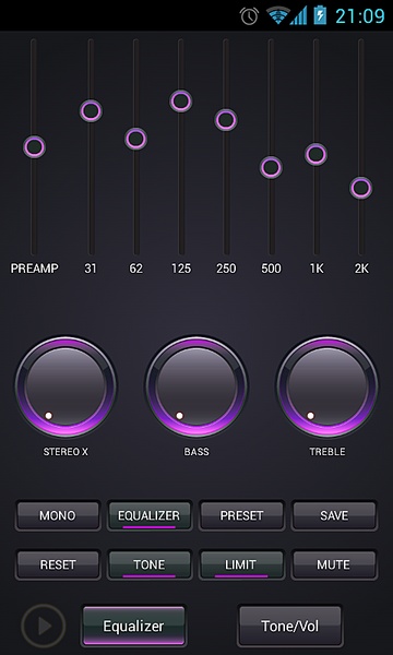 Poweramp pink skin HD - Preview 2