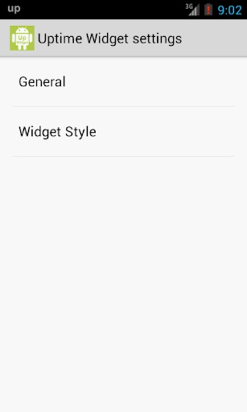 Uptime Widget - Preview 1