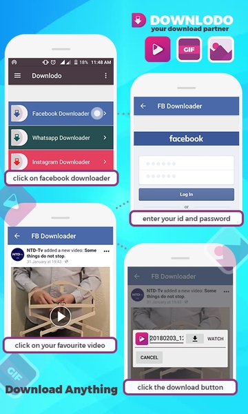 Downlodo-HD Video Downloader - Preview 1