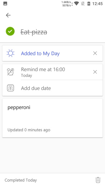Microsoft To-Do - Preview 5