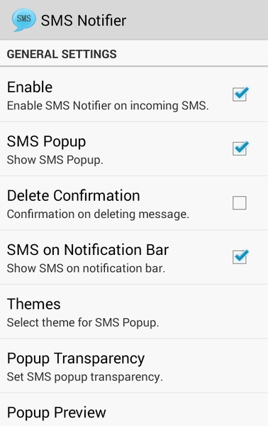 Messaging popup settings - Preview 7