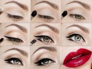 Make up your eyes step by step screenshot 5