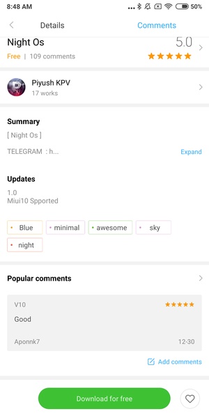 Xiaomi Themes - Preview 1