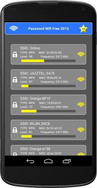 Password Wifi Free 2015 - Preview 6