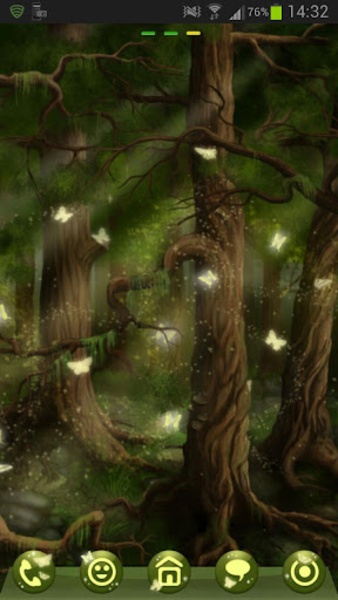 GO Launcher EX Theme Forest - Preview 2