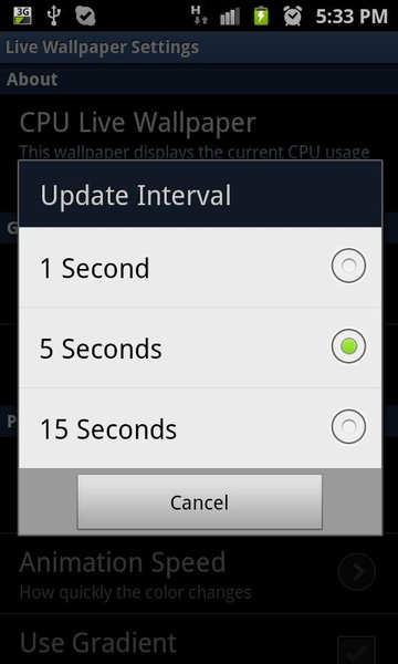 CPU Live Wallpaper Free - Preview 1