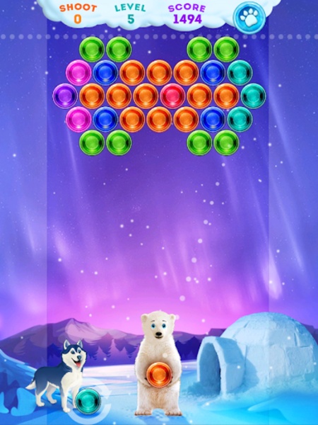 Polar Bear Bubble Shooter - Preview 2