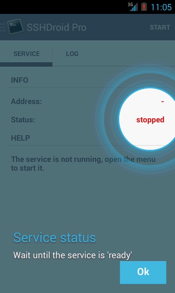 SSHDroid - Preview 7