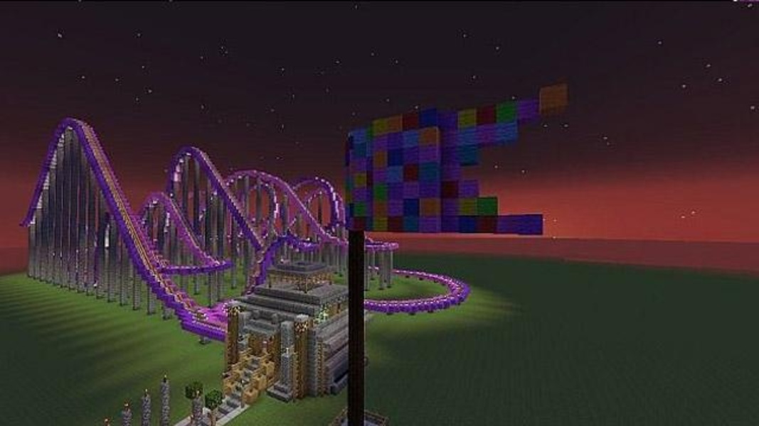 Roller Coaster MCPE map - Preview 4