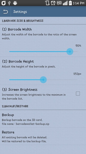 My Barcode Wallet - Preview 1
