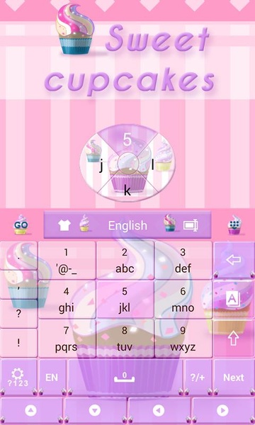 Sweet Cupcake Keyboard - Preview 3