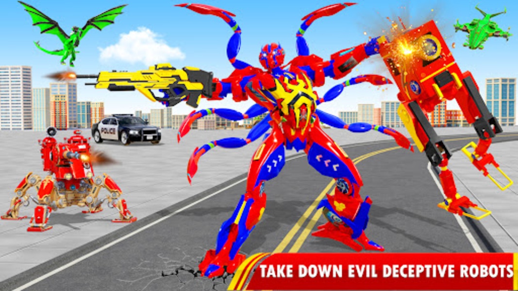 Spider Robot Transform - Preview 1