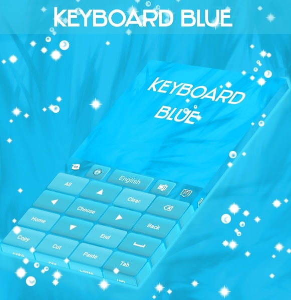 Keyboard Theme Blue - Preview 1