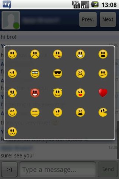 myChatDroid for Facebook - Preview 2