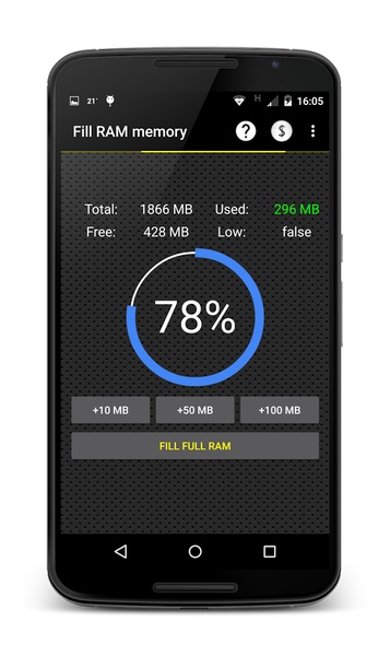 Fill RAM memory - Preview 2