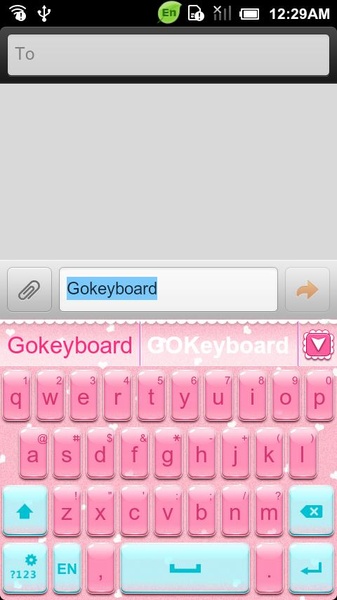 Pink Memories Keyboard Theme - Preview 3