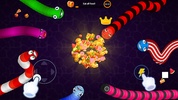 Snake vs Worms io Game screenshot 2