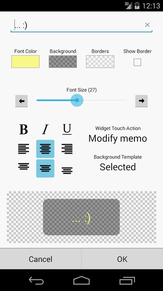WongiMemoWidget - Preview 4