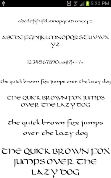 Goth Fonts - Preview 1
