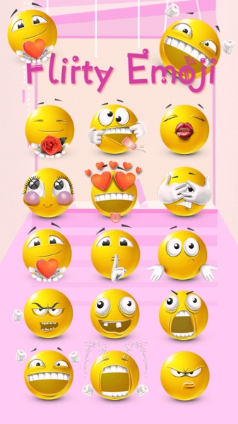 Flirty Emoji - Preview 1