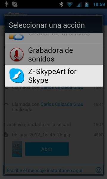 Z-Art for Skype - Preview 1