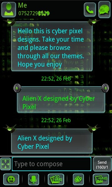 GOSMS AlienX - Preview 5