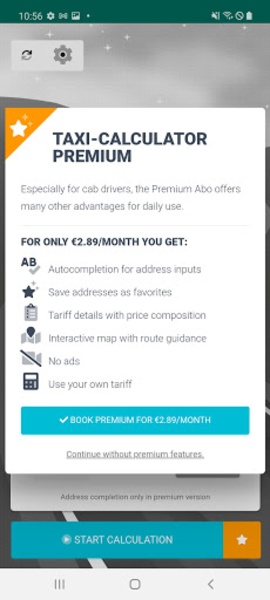 Taxi-Calculator - Preview 1