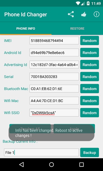 Device Id Changer Free - Preview 6