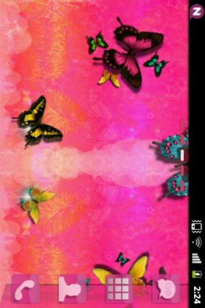 GO Launcher EX Theme Pink Cute - Preview 1