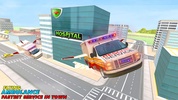 Flying Ambulance Rescue Game screenshot 1