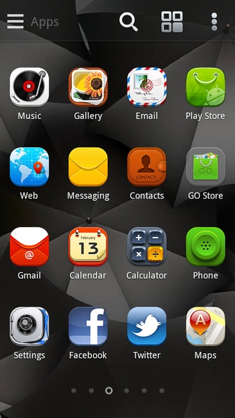Calm GOLauncher EX Theme - Preview 2