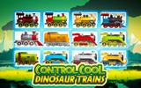 Dinosaur Park Train Race screenshot 1