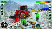 Snow Excavator Truck Games 3D screenshot 4