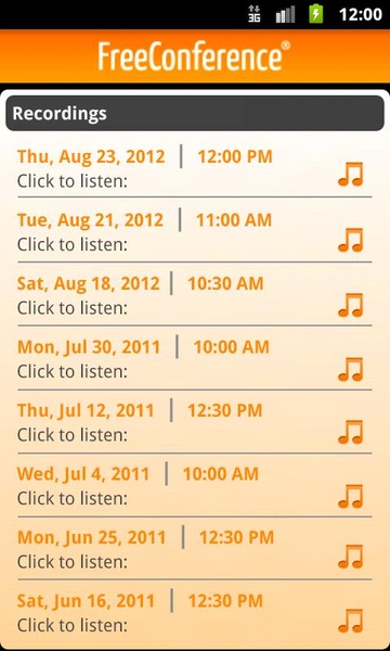 FreeConference Mobile (Old) - Preview 3