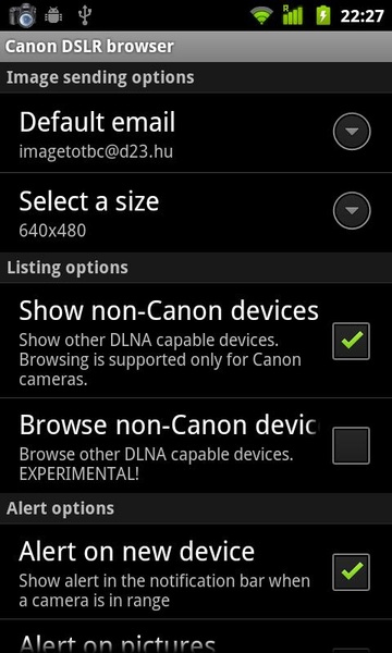 Canon DSLR browser - Preview 1