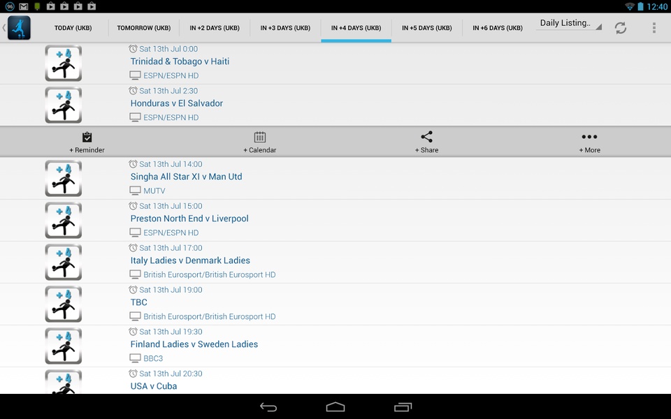 Live Football On TV (Lite) - Preview 13