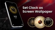 Analog Clock Wallpaper：3DClock screenshot 2