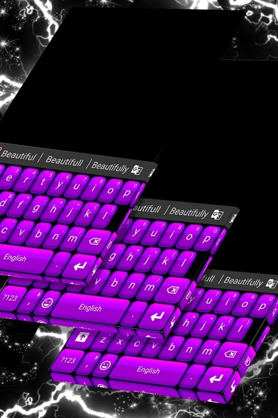 Keyboard Free Purple Theme - Preview 5