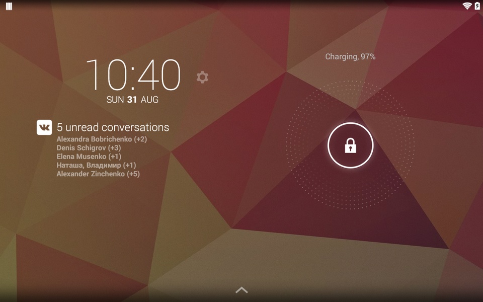 DashClock VKontakte - Preview 2