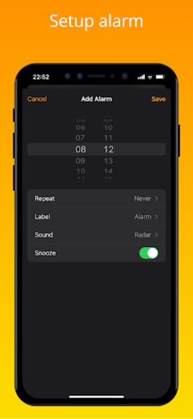 Clock iOS 16 - Preview 7