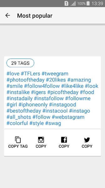 instagram HashTags - Preview 4